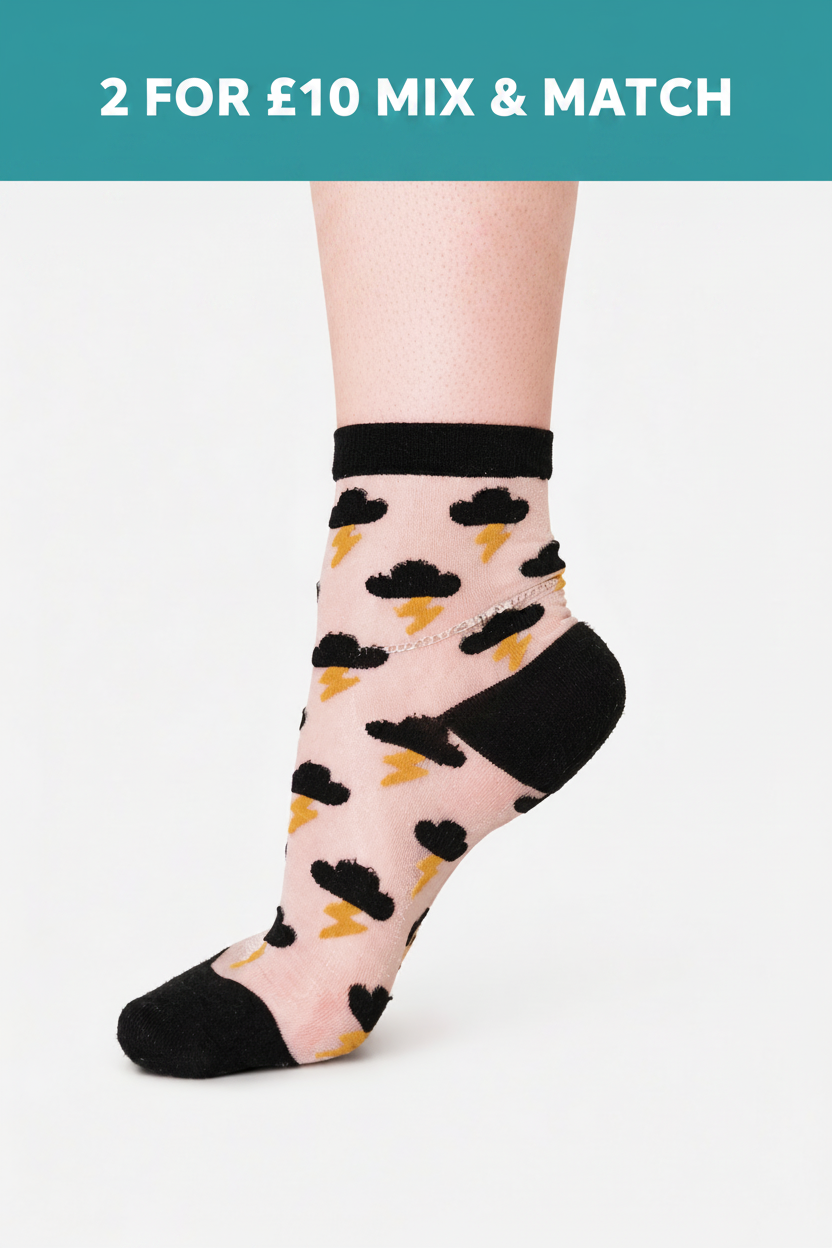 Urban Storm - Crystal Mesh Sock (£6 | 2 for £10 Mix & Match)
